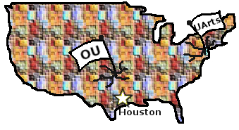 University of Oklahoma & University of Arts Philadelphia map